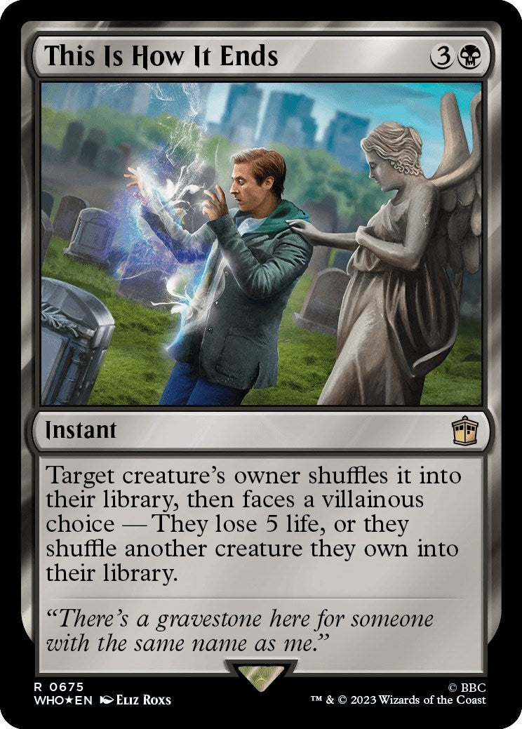 Image for This Is How It Ends (Surge Foil) (675) [Universes Beyond: Doctor Who] - Magic: The Gathering