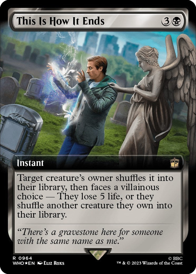 This Is How It Ends (Extended Art) (Surge Foil) (964) [Universes Beyond: Doctor Who]