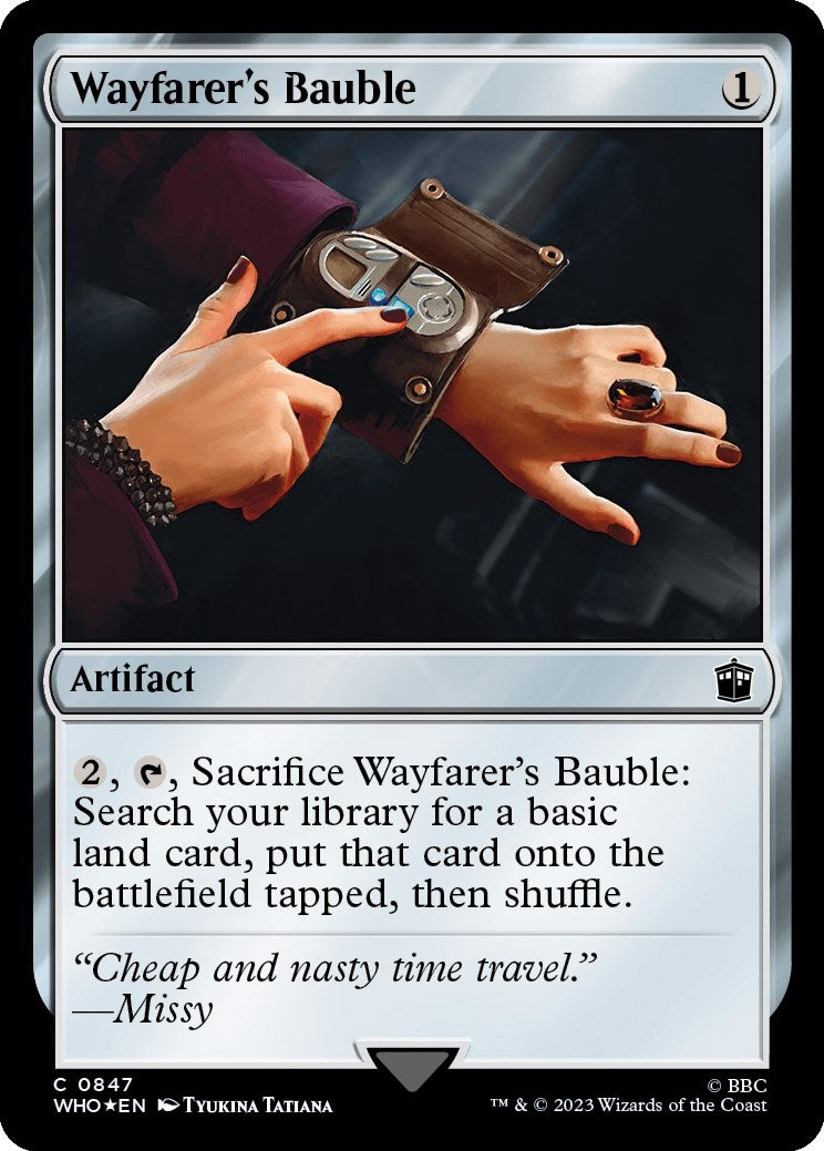 Image for Wayfarer's Bauble (Surge Foil) (847) [Universes Beyond: Doctor Who] - Magic: The Gathering