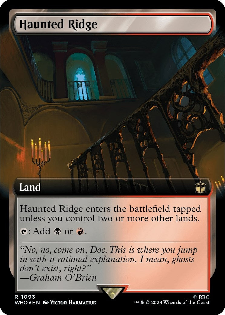 Image for Haunted Ridge (Extended Art) (Surge Foil) (1093) [Universes Beyond: Doctor Who] - Magic: The Gathering