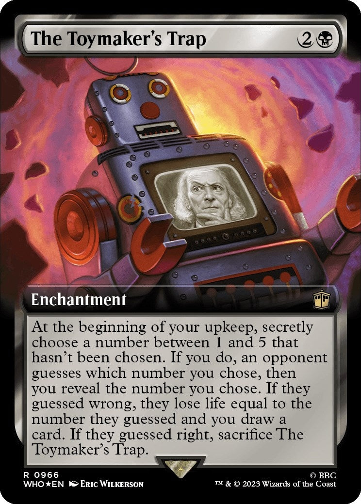 Image for The Toymaker's Trap (Extended Art) (Surge Foil) (966) [Universes Beyond: Doctor Who] - Magic: The Gathering