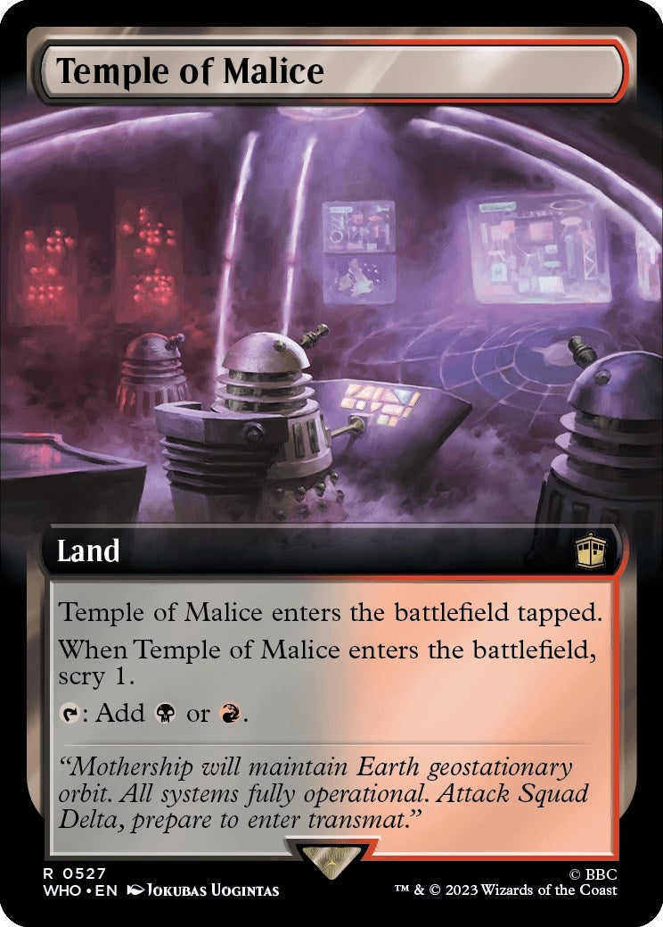 Image for Temple of Malice (Extended Art) (527) [Universes Beyond: Doctor Who] - Magic: The Gathering
