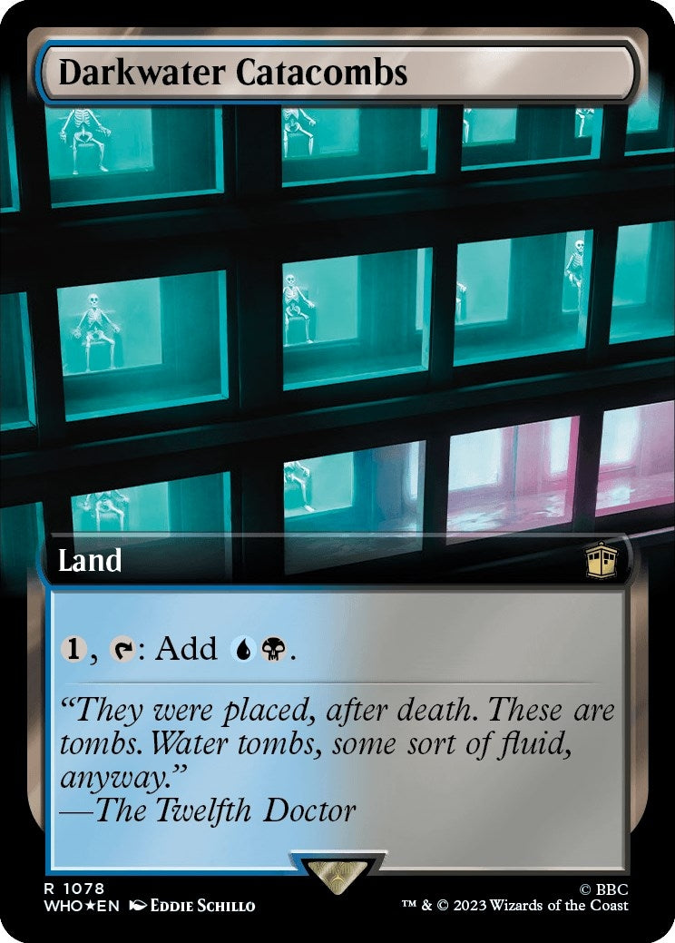 Image for Darkwater Catacombs (Extended Art) (Surge Foil) (1078) [Universes Beyond: Doctor Who] - Magic: The Gathering