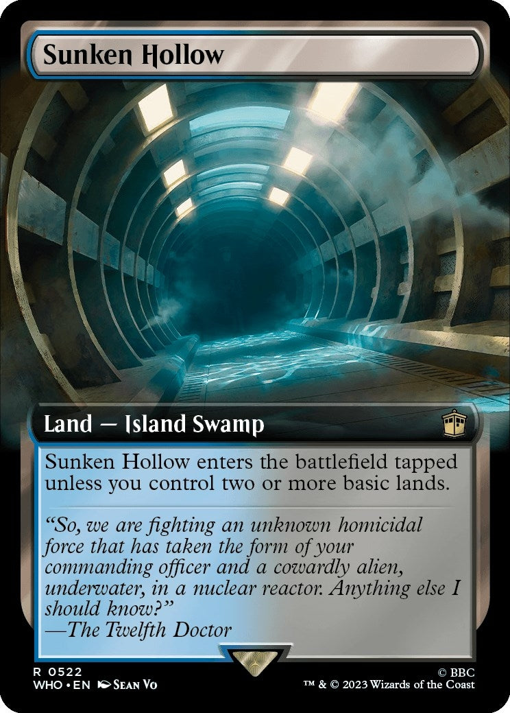 Image for Sunken Hollow (Extended Art) (522) [Universes Beyond: Doctor Who] - Magic: The Gathering