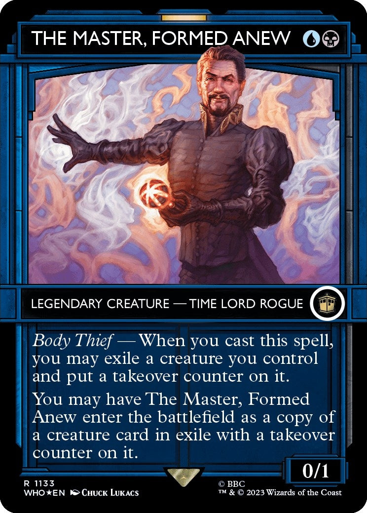 Image for The Master, Formed Anew (Showcase) (Surge Foil) (1133) [Universes Beyond: Doctor Who] - Magic: The Gathering