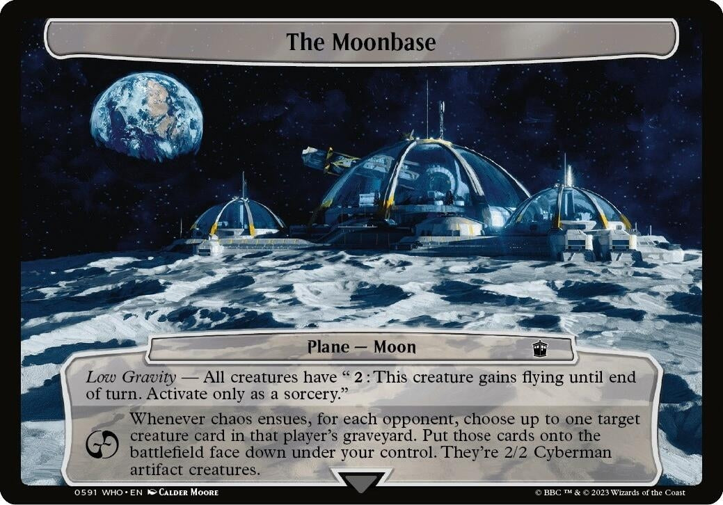 Image for The Moonbase (591) [Universes Beyond: Doctor Who] - Magic: The Gathering