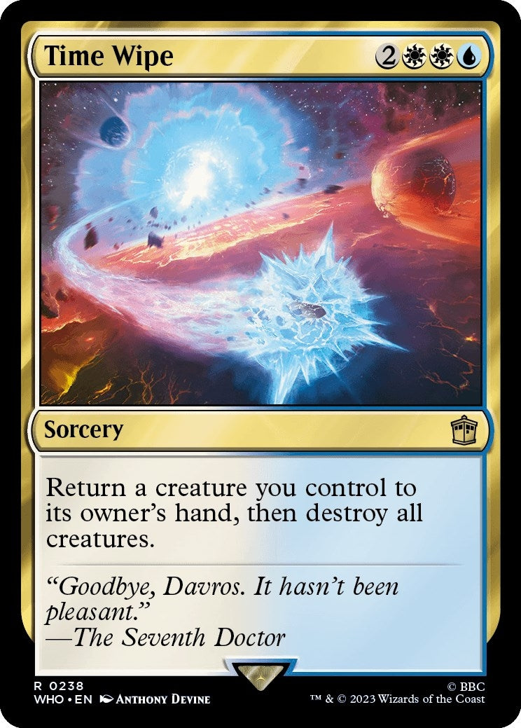 Image for Time Wipe (238) [Universes Beyond: Doctor Who] - Magic: The Gathering