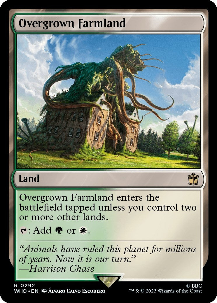 Image for Overgrown Farmland (292) [Universes Beyond: Doctor Who] - Magic: The Gathering