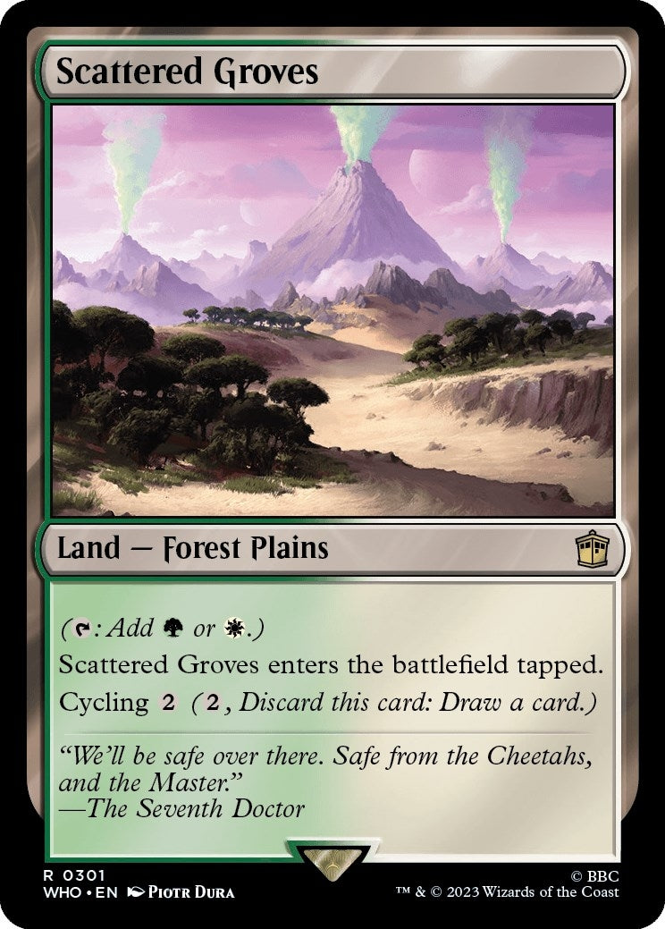 Image for Scattered Groves (301) [Universes Beyond: Doctor Who] - Magic: The Gathering