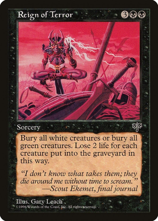 Image for Reign of Terror [Mirage] - Magic: The Gathering