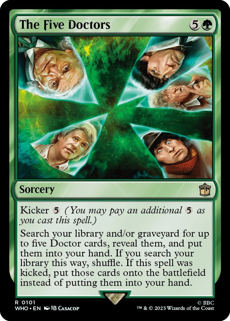 Image for The Five Doctors (101) [Universes Beyond: Doctor Who] - Magic: The Gathering