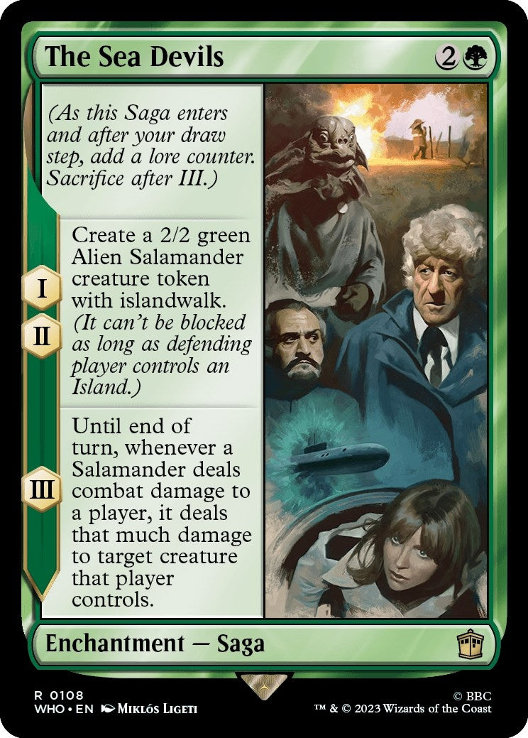 Image for The Sea Devils (108) [Universes Beyond: Doctor Who] - Magic: The Gathering