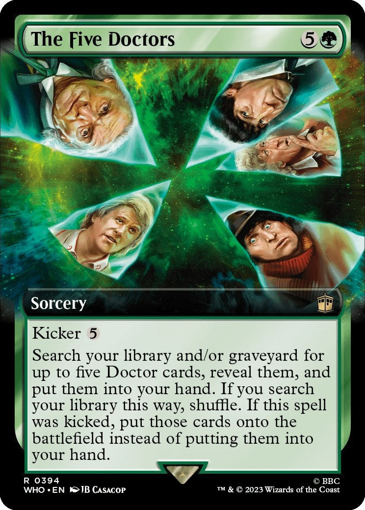 Image for The Five Doctors (Extended Art) (394) [Universes Beyond: Doctor Who] - Magic: The Gathering