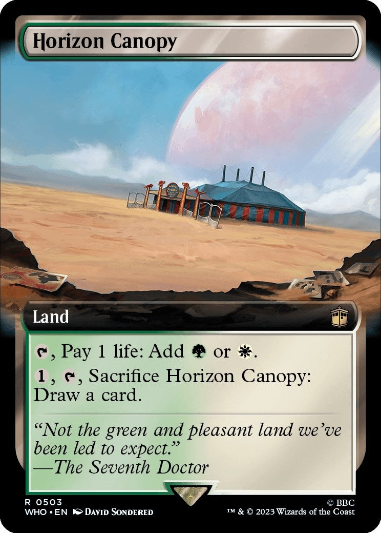 Image for Horizon Canopy (Extended Art) (503) [Universes Beyond: Doctor Who] - Magic: The Gathering