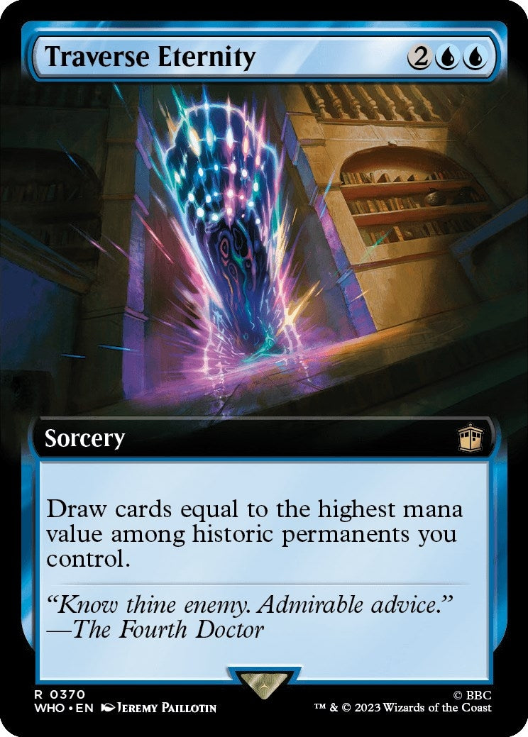 Image for Traverse Eternity (Extended Art) (370) [Universes Beyond: Doctor Who] - Magic: The Gathering