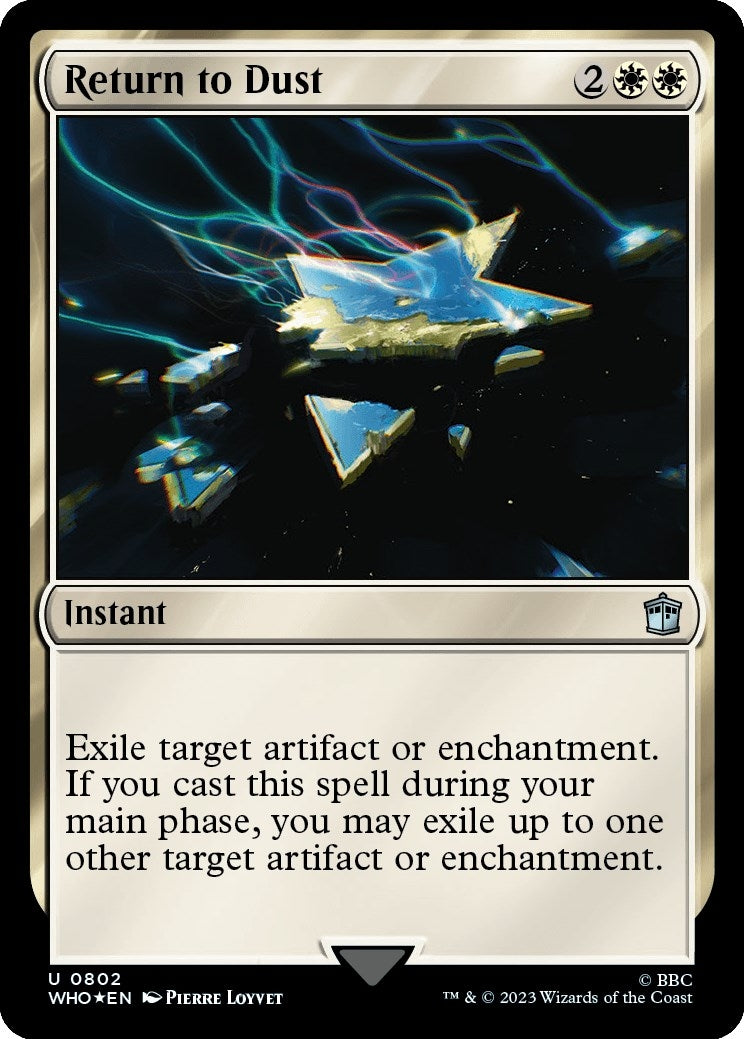 Image for Return to Dust (Surge Foil) (802) [Universes Beyond: Doctor Who] - Magic: The Gathering