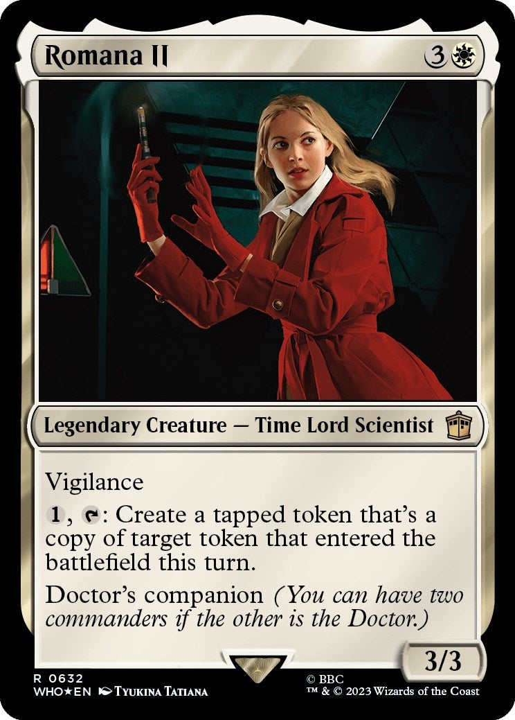 Image for Romana II (Surge Foil) (632) [Universes Beyond: Doctor Who] - Magic: The Gathering