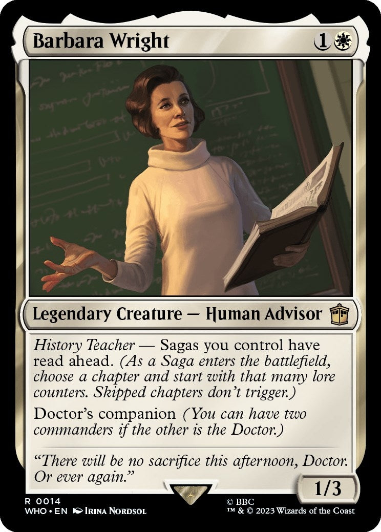 Barbara Wright (14) [Universes Beyond: Doctor Who]