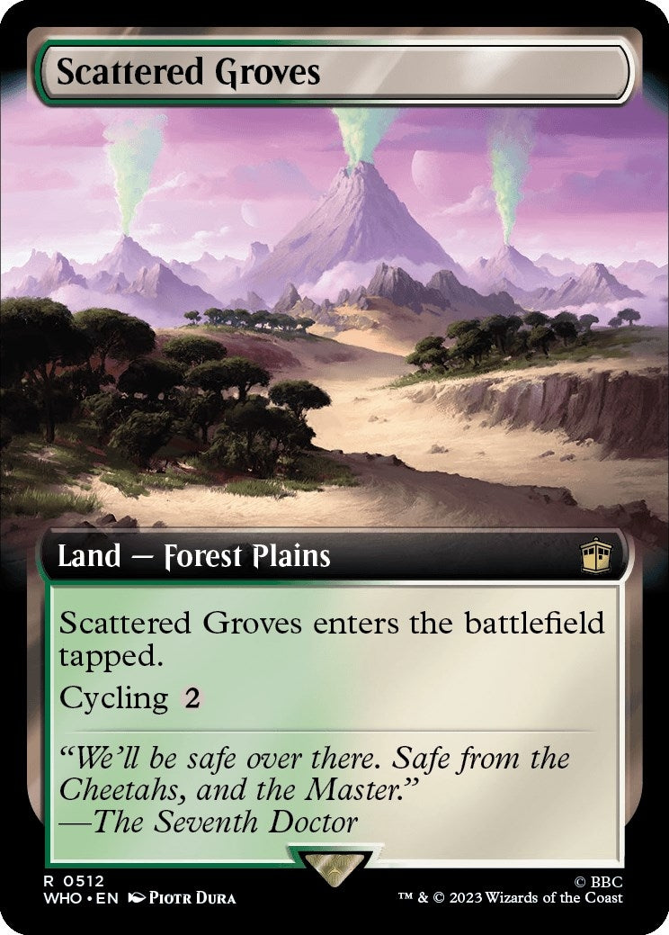 Image for Scattered Groves (Extended Art) (512) [Universes Beyond: Doctor Who] - Magic: The Gathering