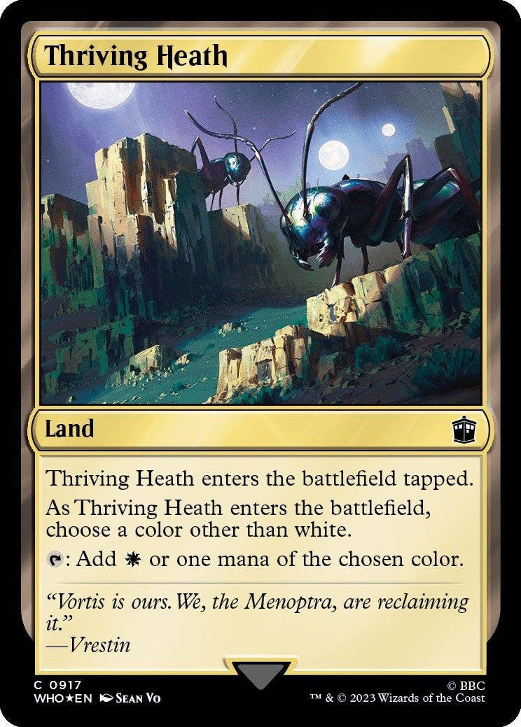Image for Thriving Heath (Surge Foil) (917) [Universes Beyond: Doctor Who] - Magic: The Gathering
