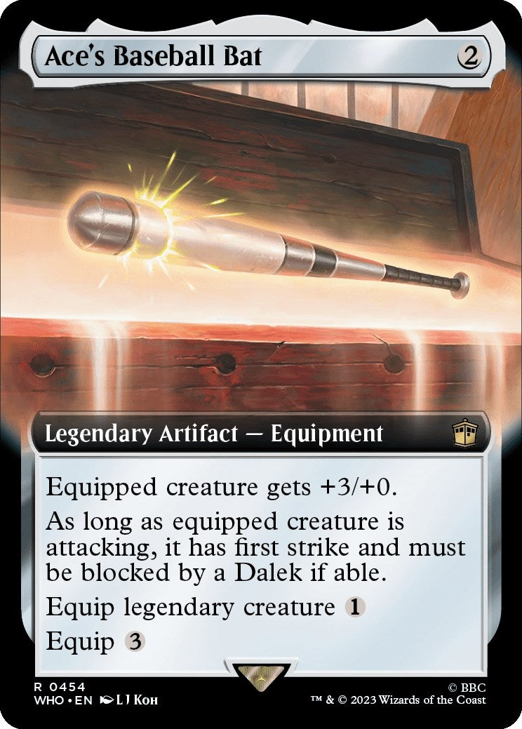 Image for Ace's Baseball Bat (Extended Art) (454) [Universes Beyond: Doctor Who] - Magic: The Gathering