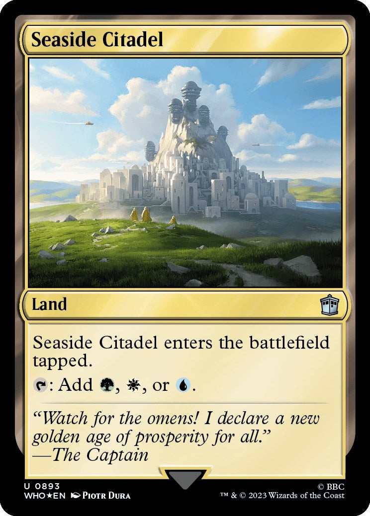 Image for Seaside Citadel (Surge Foil) (893) [Universes Beyond: Doctor Who] - Magic: The Gathering