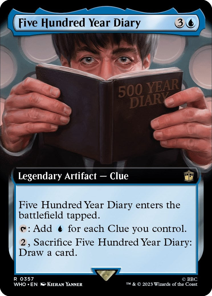 Image for Five Hundred Year Diary (Extended Art) (357) [Universes Beyond: Doctor Who] - Magic: The Gathering