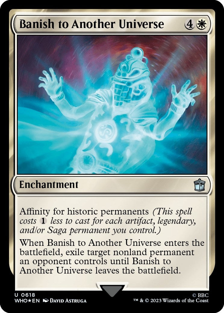 Image for Banish to Another Universe (Surge Foil) (618) [Universes Beyond: Doctor Who] - Magic: The Gathering