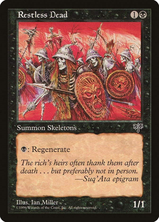 Image for Restless Dead [Mirage] - Magic: The Gathering