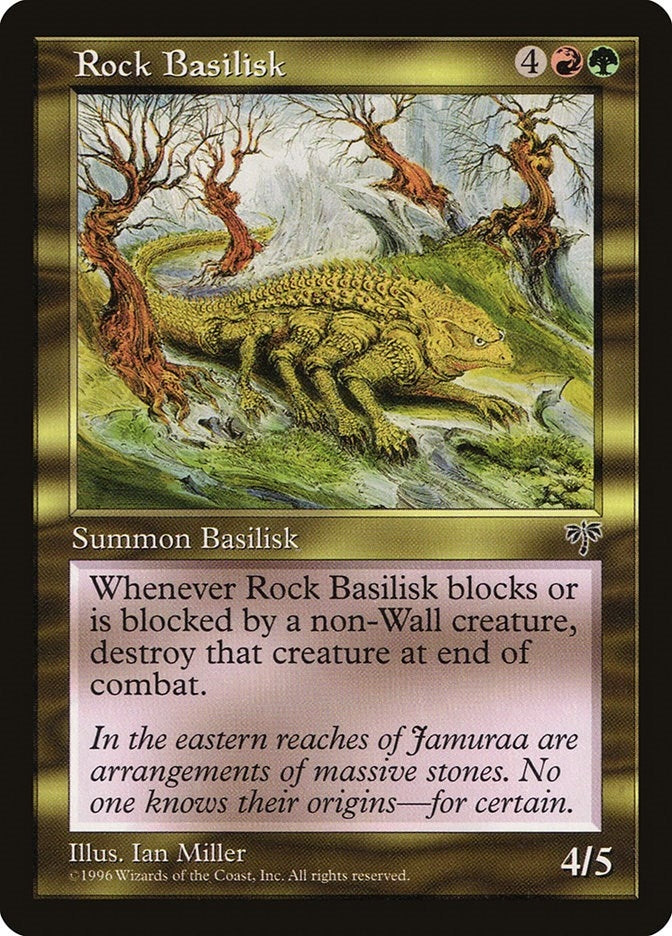 Image for Rock Basilisk [Mirage] - Magic: The Gathering