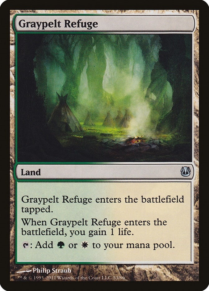 Image for Graypelt Refuge (33) [Ajani vs. Nicol Bolas] - Magic: The Gathering