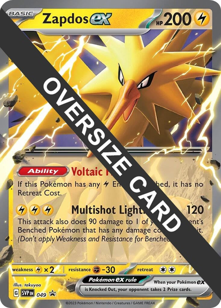 Image for Zapdos ex - 049 (049) [Jumbo Cards] - Pokemon