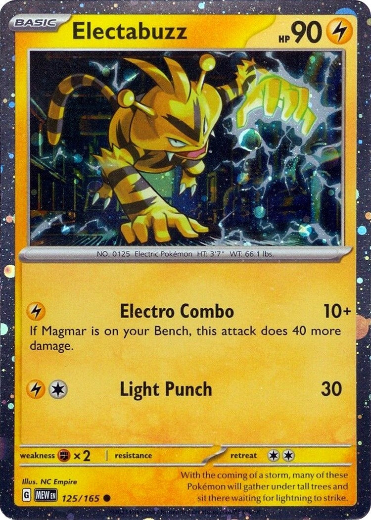 Image for Electabuzz - 125/165 (Cosmos Holo) (125/165) [Miscellaneous Cards & Products] - Pokemon