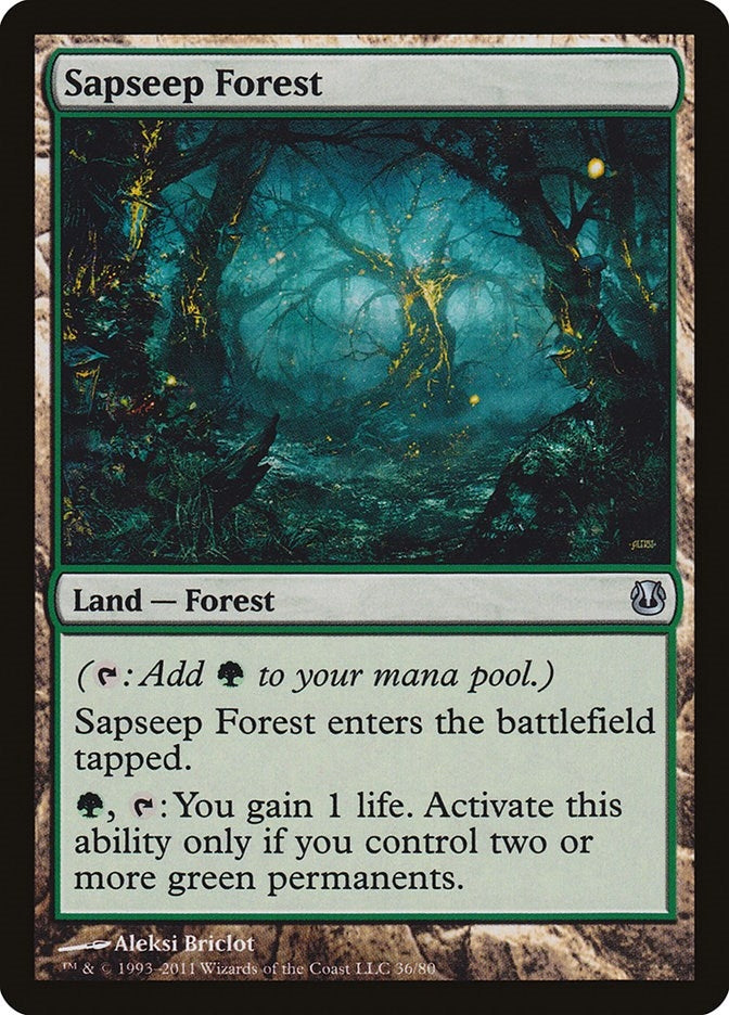 Image for Sapseep Forest (36) [Ajani vs. Nicol Bolas] - Magic: The Gathering