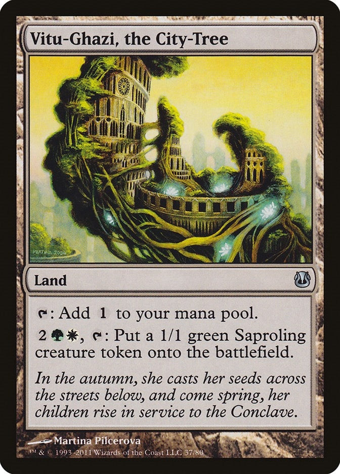 Image for Vitu-Ghazi, the City-Tree (37) [Ajani vs. Nicol Bolas] - Magic: The Gathering