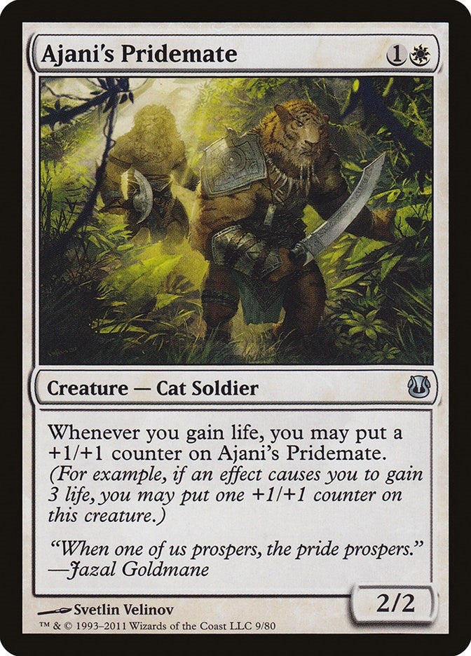 Image for Ajani's Pridemate (9) [Ajani vs. Nicol Bolas] - Magic: The Gathering