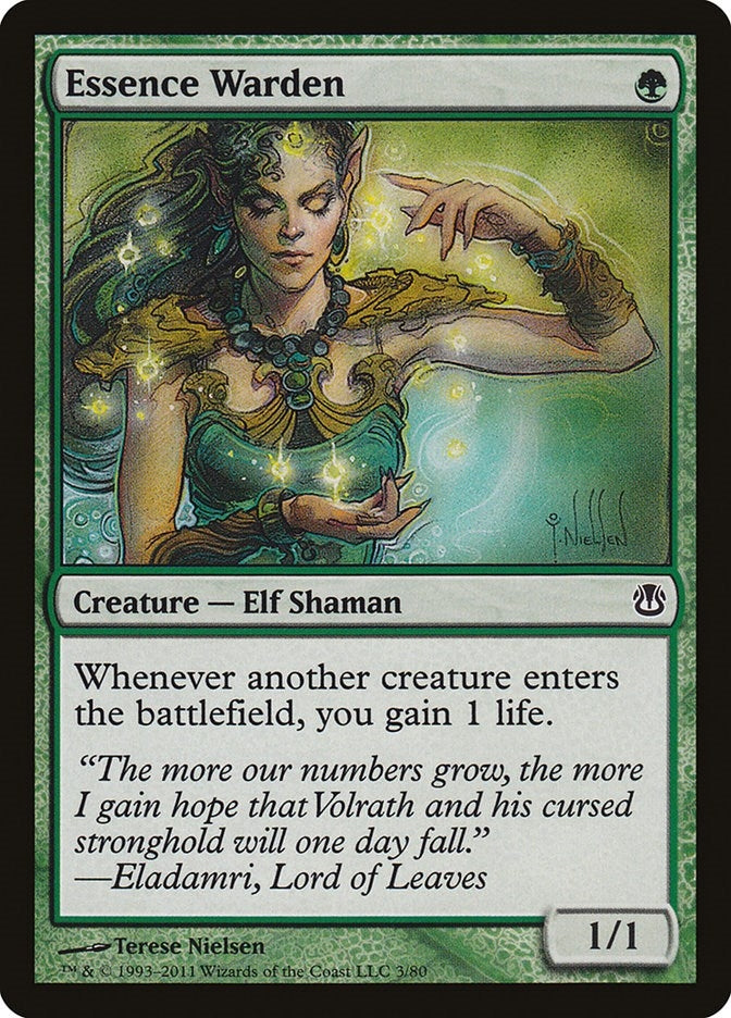Image for Essence Warden (3) [Ajani vs. Nicol Bolas] - Magic: The Gathering