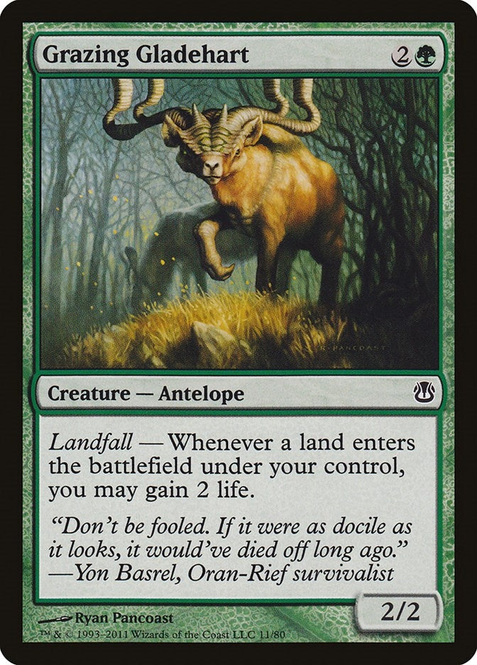 Image for Grazing Gladehart (11) [Ajani vs. Nicol Bolas] - Magic: The Gathering