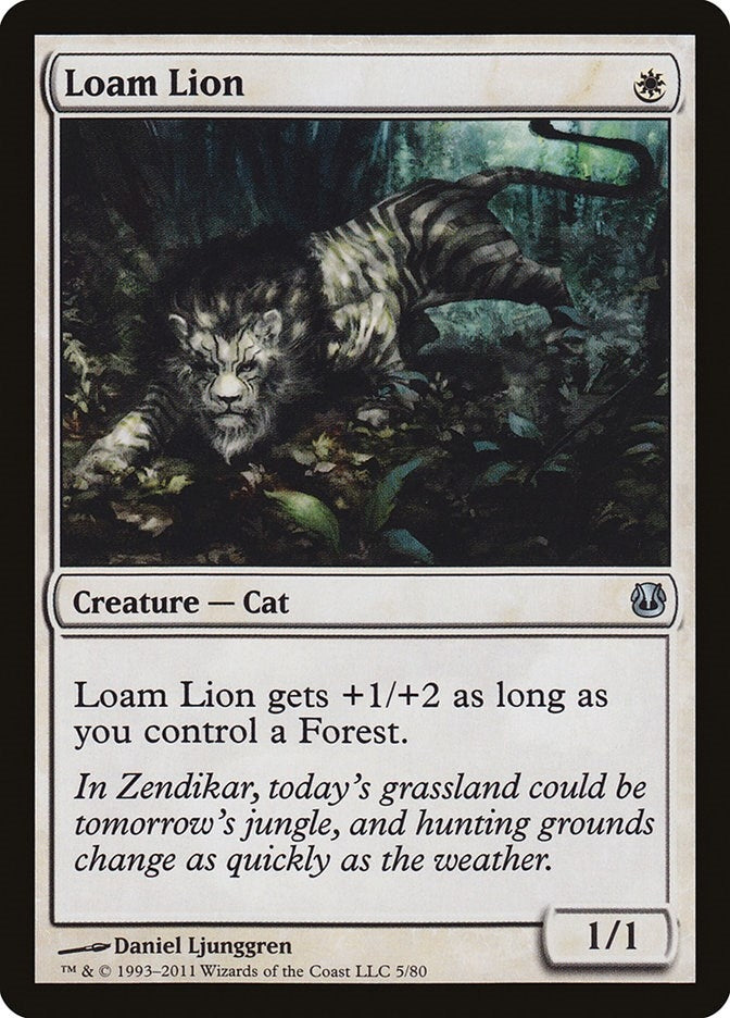 Image for Loam Lion (5) [Ajani vs. Nicol Bolas] - Magic: The Gathering