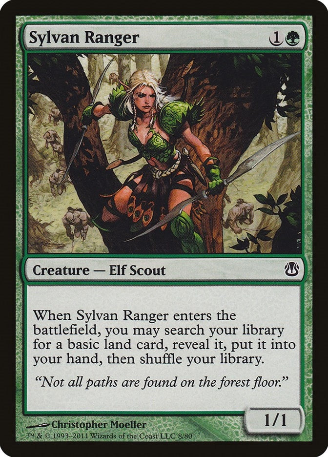 Image for Sylvan Ranger (8) [Ajani vs. Nicol Bolas] - Magic: The Gathering