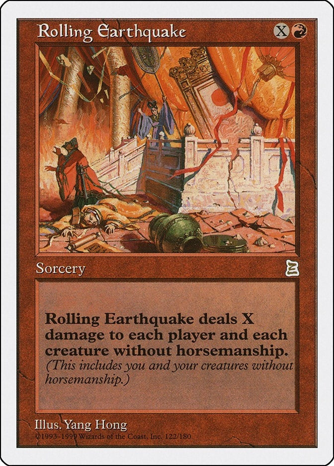 Image for Rolling Earthquake (122) [Portal Three Kingdoms] - Magic: The Gathering