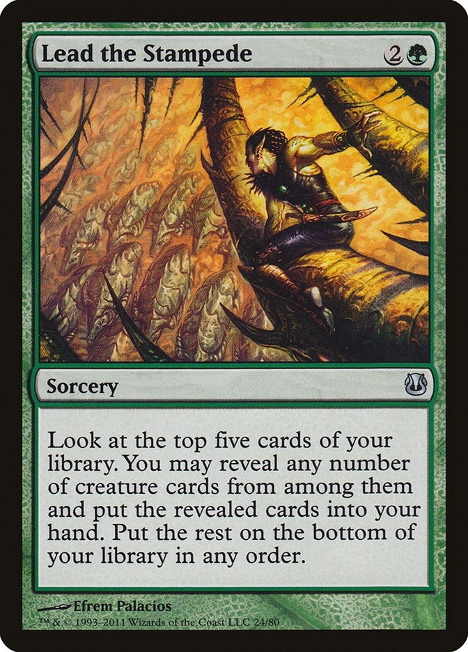 Image for Lead the Stampede (24) [Ajani vs. Nicol Bolas] - Magic: The Gathering