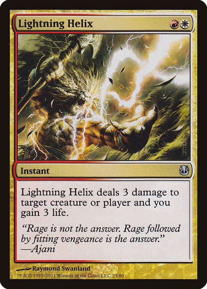 Image for Lightning Helix (23) [Ajani vs. Nicol Bolas] - Magic: The Gathering