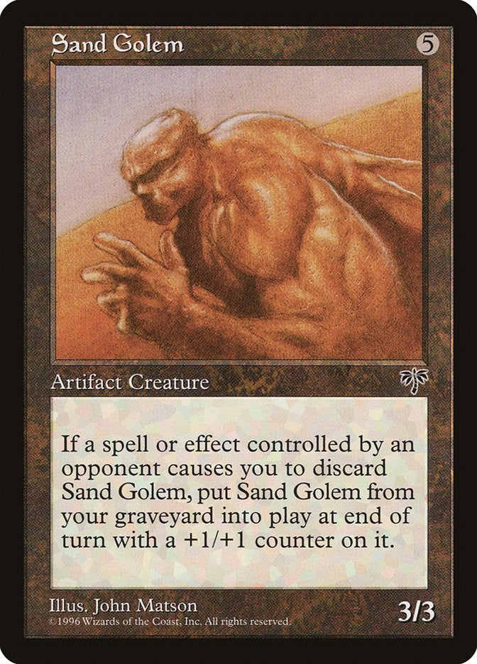 Image for Sand Golem [Mirage] - Magic: The Gathering