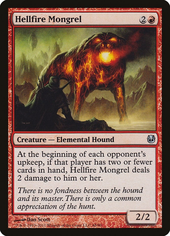 Image for Hellfire Mongrel (48) [Ajani vs. Nicol Bolas] - Magic: The Gathering