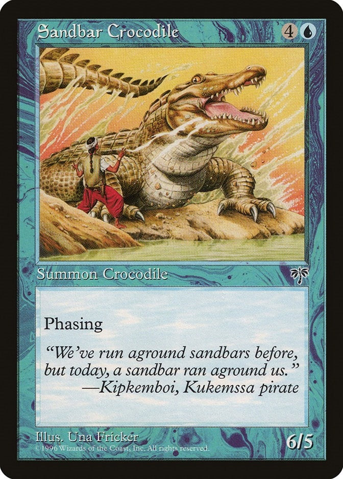 Image for Sandbar Crocodile [Mirage] - Magic: The Gathering