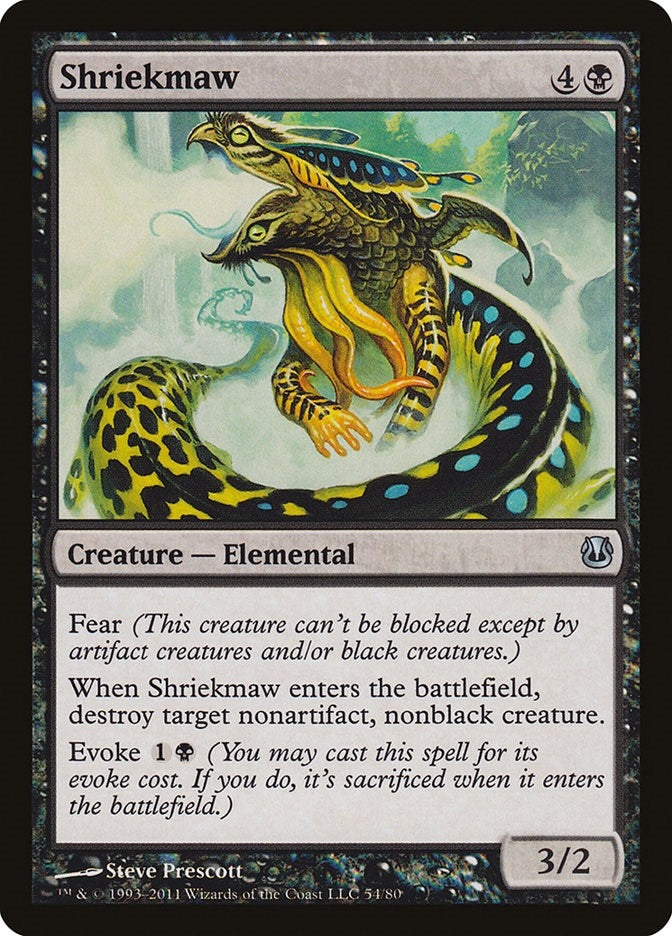 Image for Shriekmaw (54) [Ajani vs. Nicol Bolas] - Magic: The Gathering
