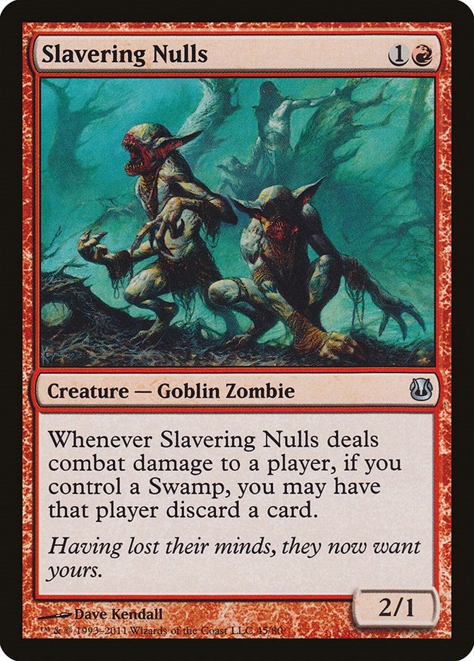 Image for Slavering Nulls (45) [Ajani vs. Nicol Bolas] - Magic: The Gathering