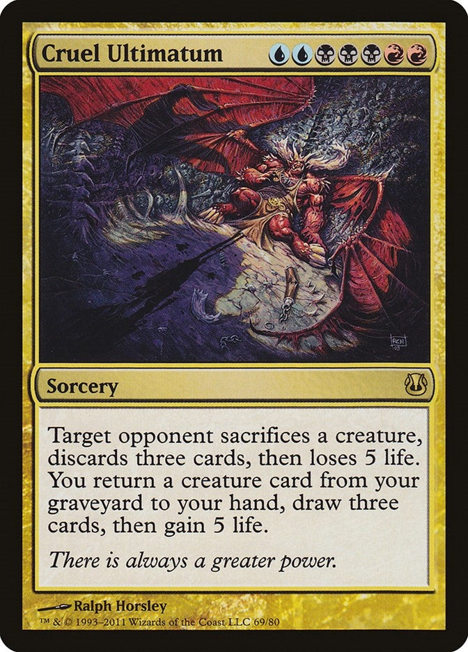 Image for Cruel Ultimatum (69) [Ajani vs. Nicol Bolas] - Magic: The Gathering