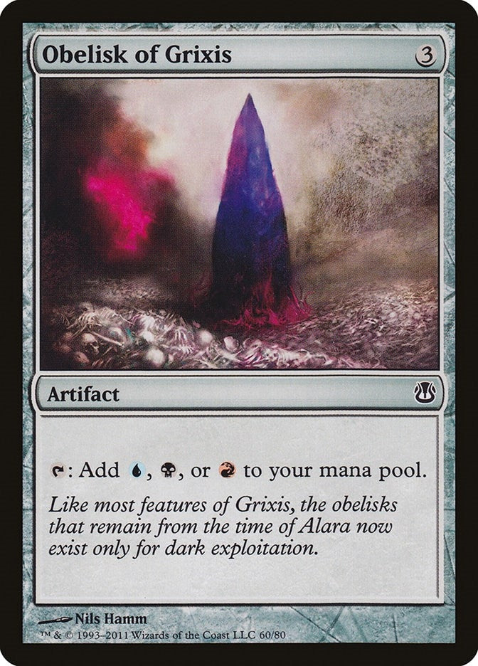 Image for Obelisk of Grixis (60) [Ajani vs. Nicol Bolas] - Magic: The Gathering